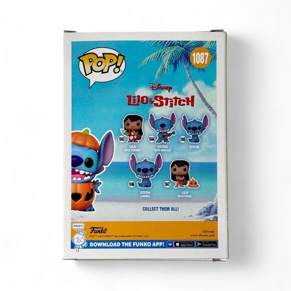 Funko Pop Unopened Pumpkin Stitch 1087 Disney Lilo & Stitch Hot Topic Exclusive - Picture 3 of 6